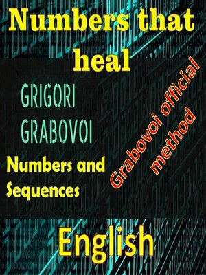 cover image of Numbers That Heal, Grigori Grabovoi